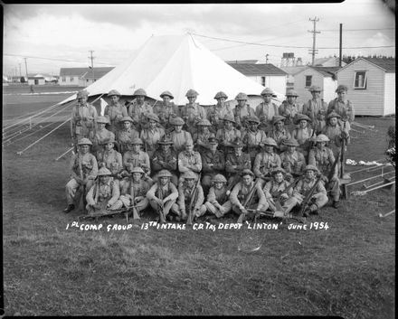 1st Platoon Company Group, 13th Intake, Central District Training Depot, Linton