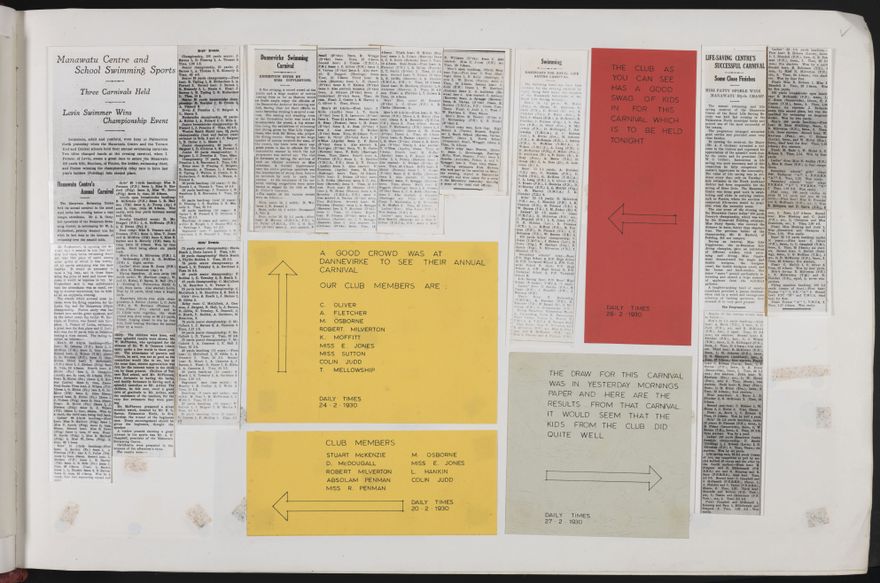 PN Amateur Swimming Club archive book