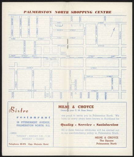 Visitors Guide Palmerston North and Feilding: January-March 1962 - 7