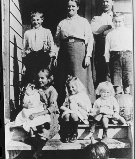 Ethel and Walter Field with their Family
