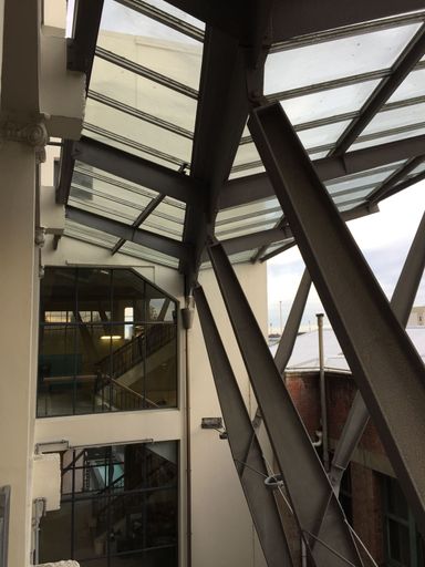 View from second floor balcony