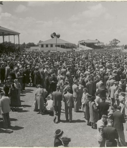 Crowds at Awapuni Racecourse