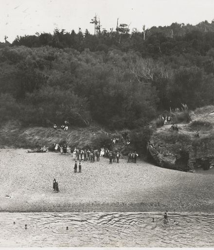 People at the river
