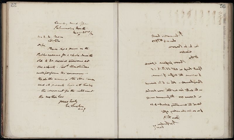 Outwards Correspondence of the Palmerston North Cemetery Trustees, 1898 -1902 83