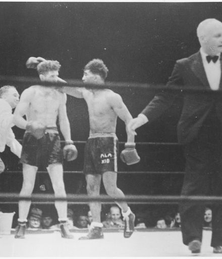 Boxing Match at Showgrounds, Palmerston North