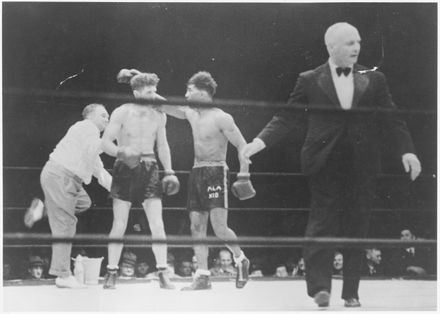 Boxing Match at Showgrounds, Palmerston North