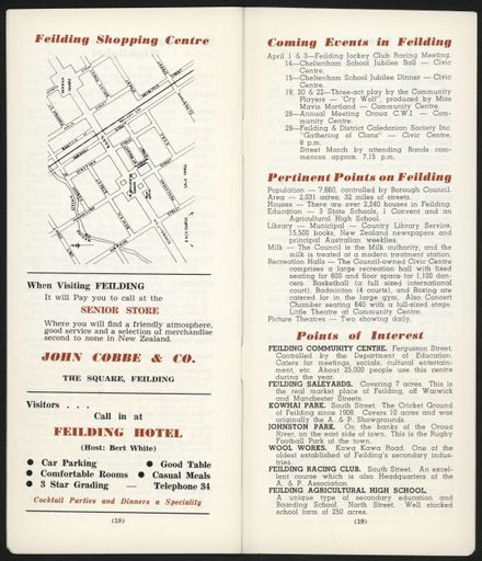 Visitors Guide Palmerston North and Feilding: April 1961 - 11