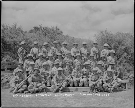 4th Platoon, Hawke's Bay Group, 15th Intake, Central District Training Depot, Linton - Resource cover image