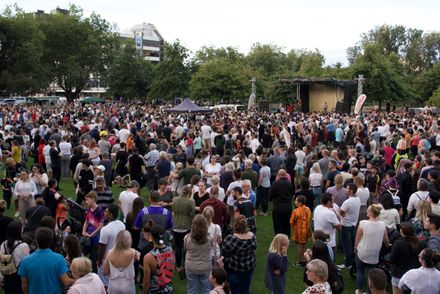 Crowds at Festival of Cultures