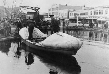 Airforce demonstration of rescue equipment in The Square