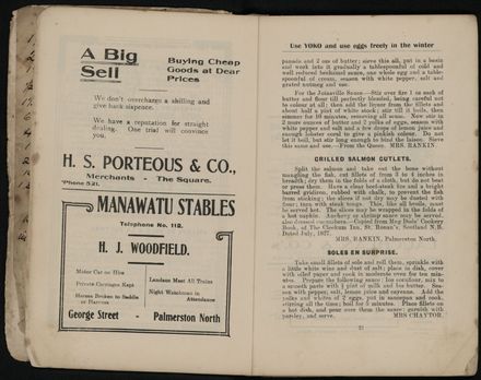 Manawatu Cookery Book - page 9