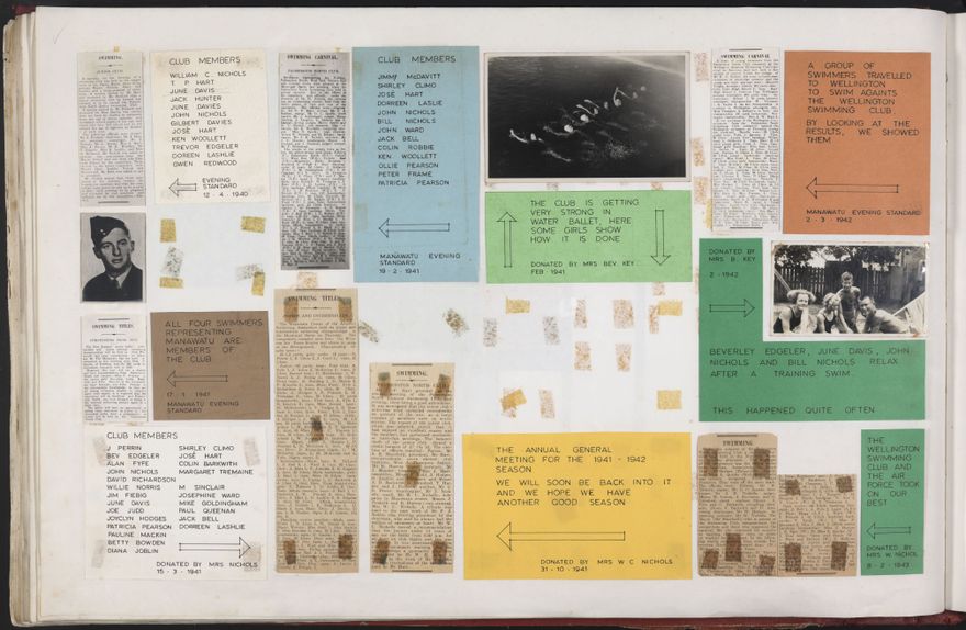 PN Amateur Swimming Club archive book