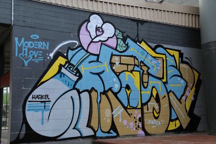 Mural on Civic Administration Building, 2017