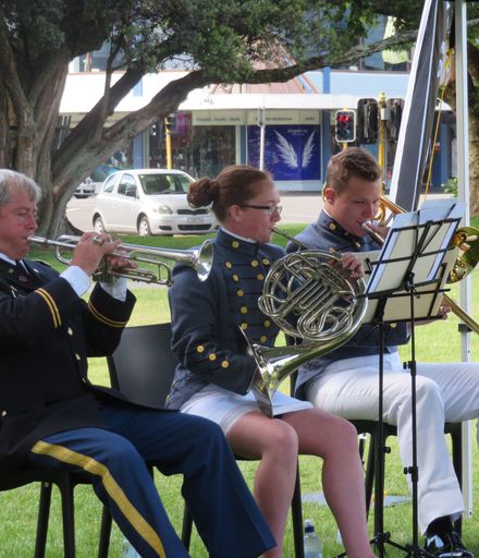 Virginia Military Institute Brass Ensemble perform in The Square