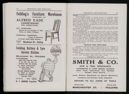 Bradbury's Illustrated Series No. XI. Manawatu and Rangitikei Districts 108