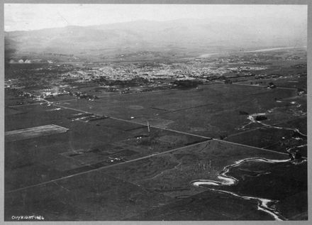 Aerial view of Palmerston North