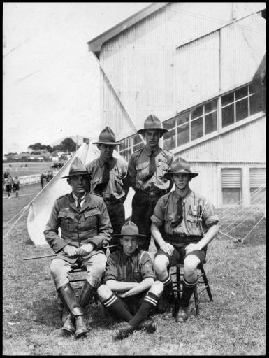 Scouting group - camp at a racecourse - Resource cover image