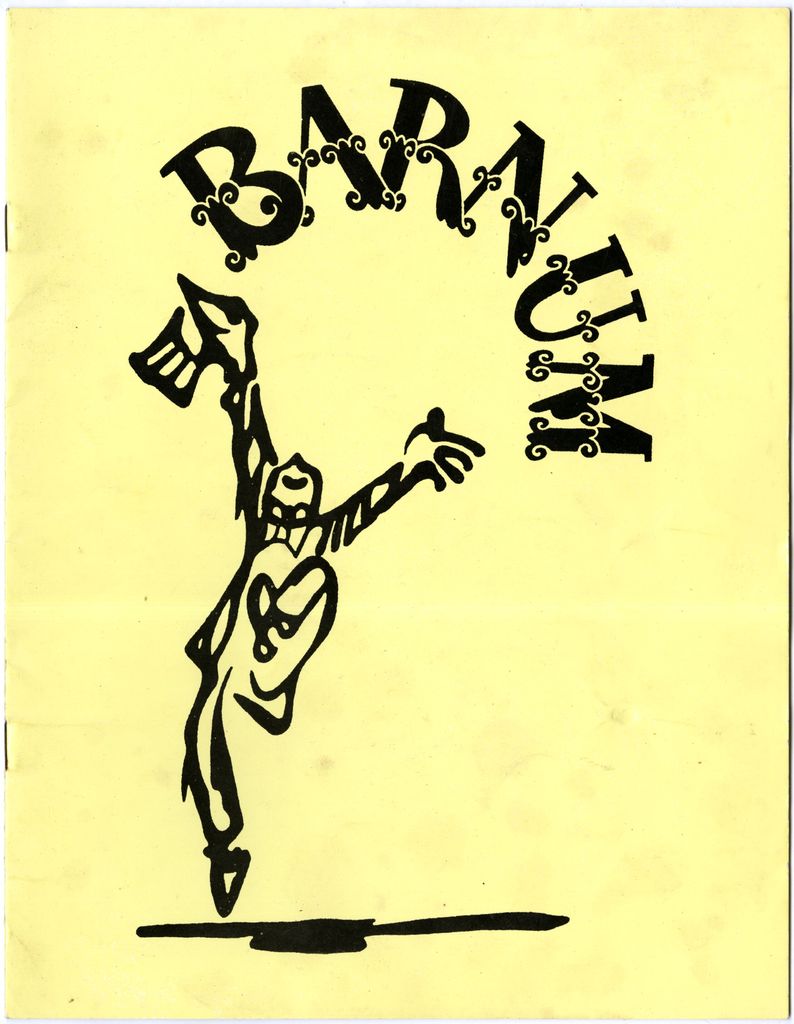 Barnum The Circus Musical programme