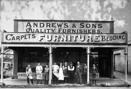 Andrews & Sons Furnishers, Rangitikei Street