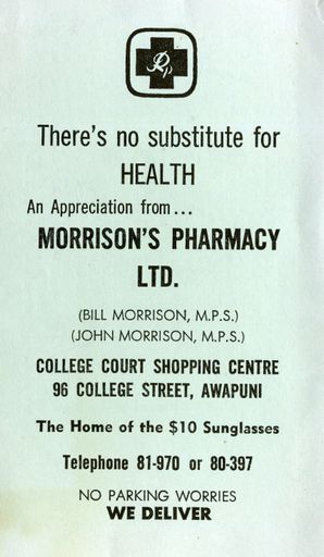 Morrisons Pharmacy notepad