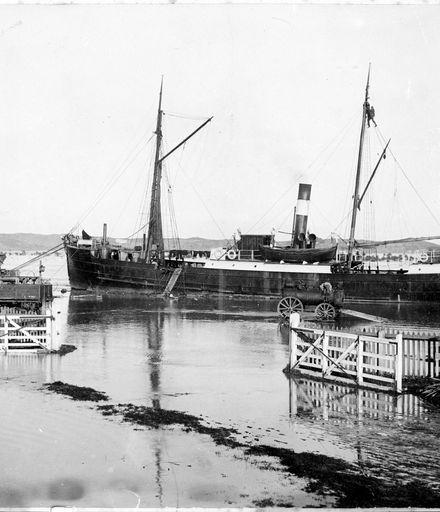 Coastal Steamer "Queen of the South" at Foxton