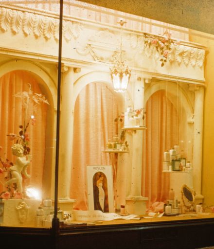 Milne and Choyce window display of Revlon products