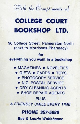 College Court Bookshop Ltd notepad