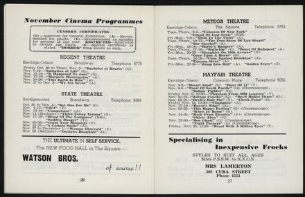 Palmerston North Diary: September 1959 15