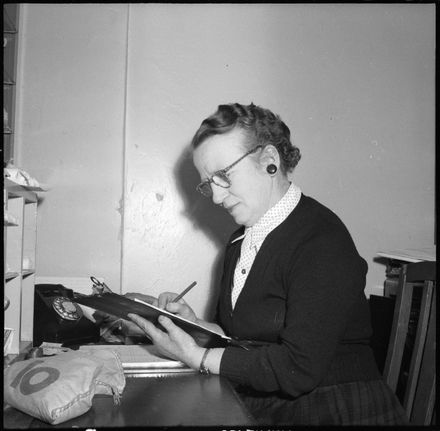 "Mrs. C.A. McLeod" Staff at the New Woolworths