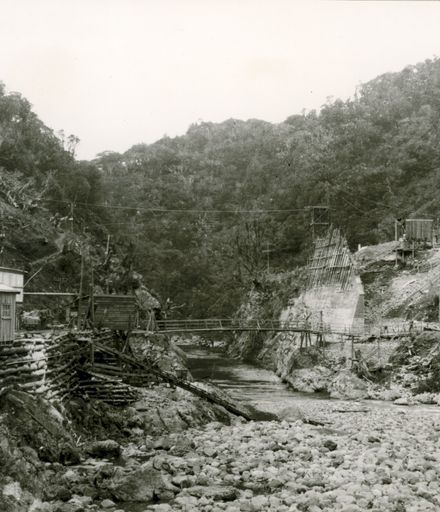 Lower Dam - Mangahao Electric Power Scheme