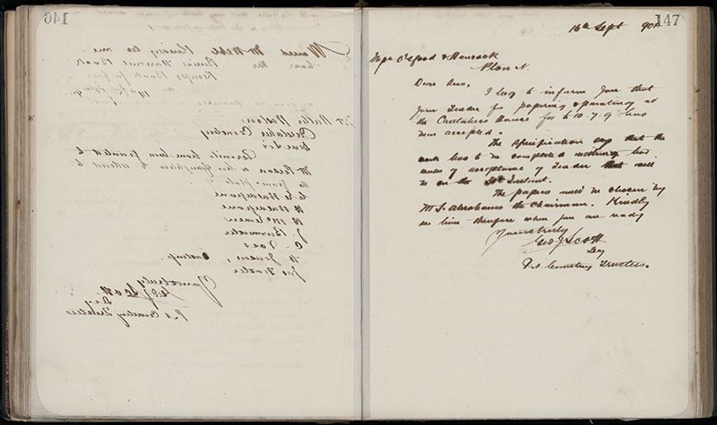 Outwards Correspondence of the Palmerston North Cemetery Trustees, 1898 -1902 174