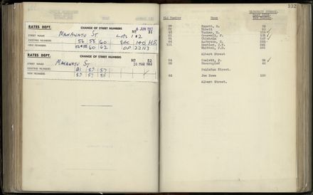 Street Renumbering Guide: Page 178