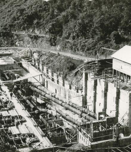 Construction of Dam - Mangahao Electric Power Scheme