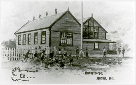 Sketch of Bunnythorpe School