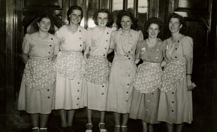 C M Ross Co. Ltd tearoom staff