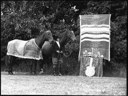 Miss White and horses