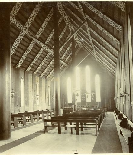 Interior of the Rangiātea Māori Church, Otaki