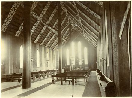 Interior of the Rangiātea Māori Church, Otaki