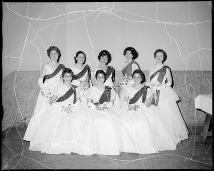 "Debutantes at Scottish Ball"