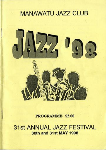 Manawatū Jazz Festival programme, 1998