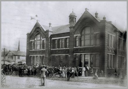 Opening of the Palmerston North Technical School