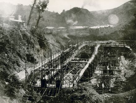 Power House Foundations - Mangahao Electric Power Scheme