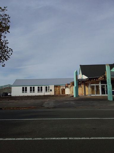 Wesley Broadway Church site after demolition