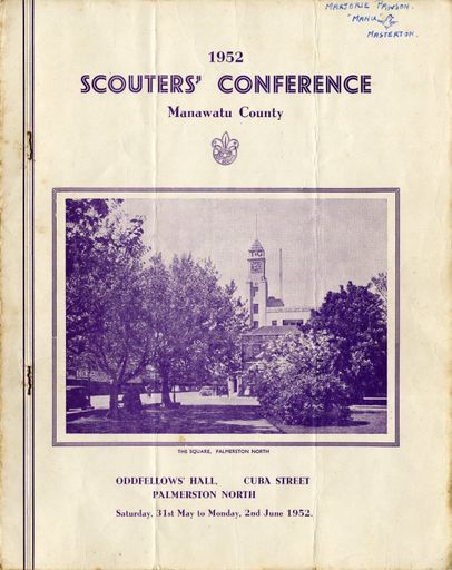 'Scouters Conference' programme