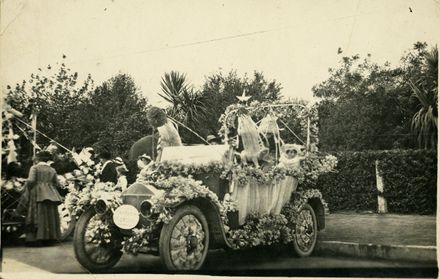 Griffith Family Car in Peace Procession