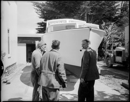 "Five Years of Work Completed" Dr. W. William's Cabin Cruiser