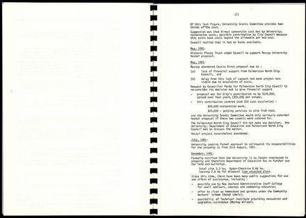 Booklet, Caccia Birch - Submission to the Minister of Works & Development 15