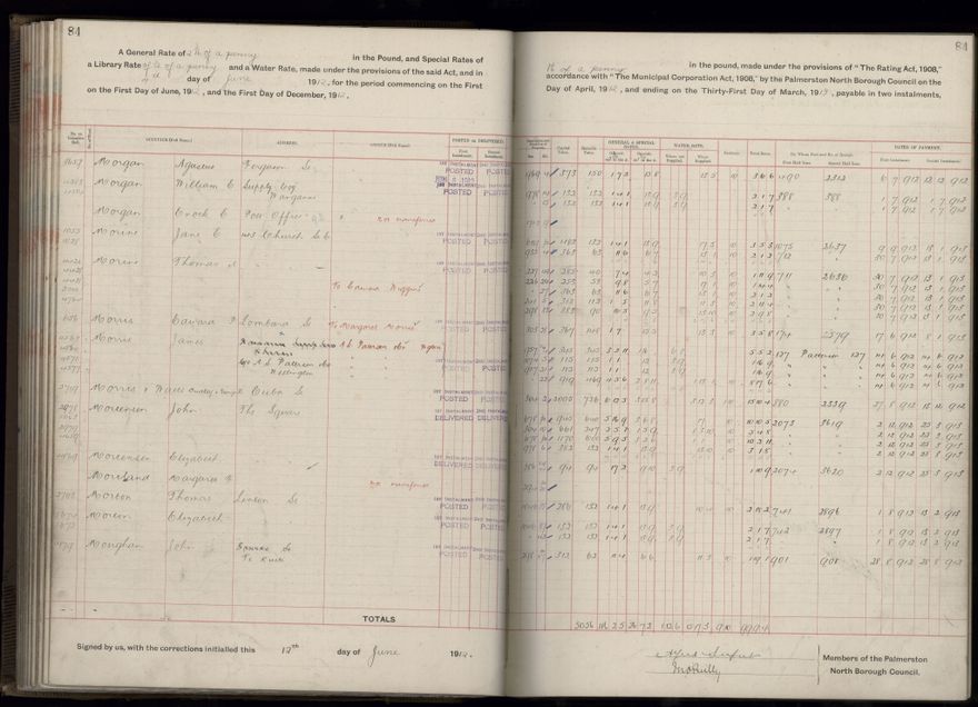 Rate book, 1912-1913 - 2021Pa_PNC2-23-2-V20_034001-0087