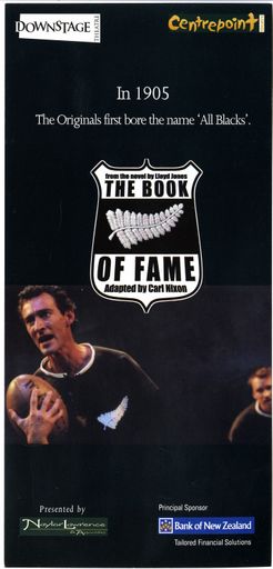The Book of Fame flyer and programme