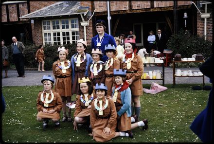 Girl Guides at Arahina training centre, Marton